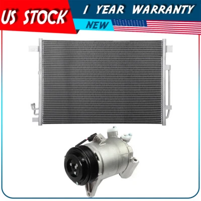 Juego de condensador de aire acondicionado y compresor de aire acondicionado para Nissan Murano 2009-2012 2013-2014 Foto 1 de 4