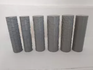 Rullo texture polimerico argilla Wargaming base rullo modelli cemento mattoni - Foto 1 di 15