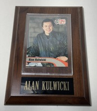 1992 Pro Set Racing Alan Kulwicki Card Plaque Pristine Condition 90s Memorabilia