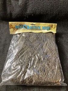 Decorative Net Genuine Recycled Fish Net Nautical 5'x7' 25 Sq Ft Nos - Bild 1 von 10