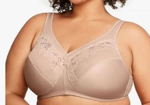 Glamorise 42I Plus Size MagicLift Wirefree Minimizer Support Bra #1003 NWOT - Picture 1 of 4