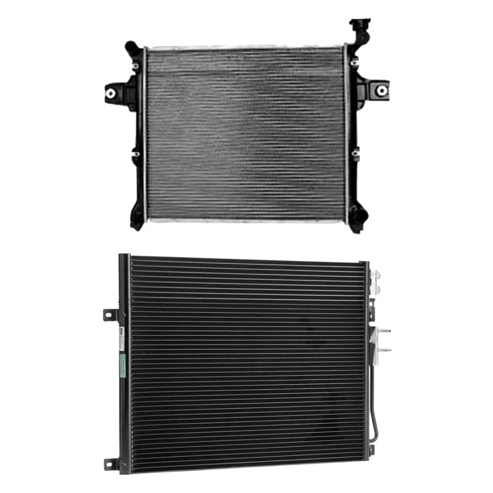 For Jeep Grand Cherokee 2005-2008 TYC BNDL-474289 Radiator & Condenser Kit Foto 1 de 1
