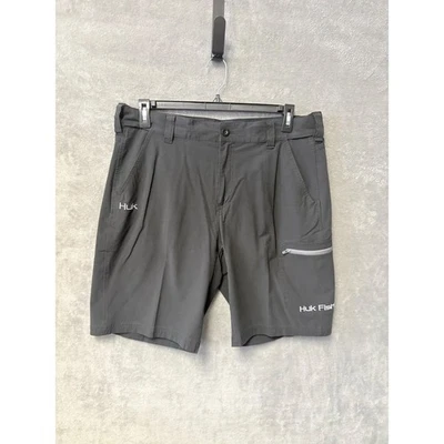 Pantalones Cortos Huk Fishing Performance Para Hombre XL Gris Secado Rápido Pescador Ropa Activa Foto 1 de 4