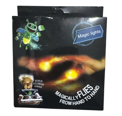 2x Magic Light up thumbs fingers WHITE trick appearing light Flies Hand illusion - Image 1 of 2