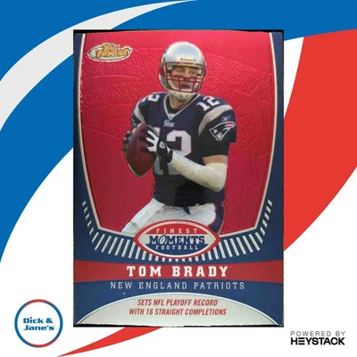 2008 Topps Finest Tom Brady Moments /629 #TB6 New England Patriots - Image 1 of 4