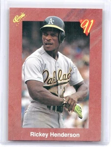 1991 Classic II #T75 Rickey Henderson - Bild 1 von 2