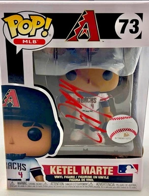Ketel Marte signed Funk Pop #73 Arizona Diamondbacks MLB PSA Certified - Image 1 of 2