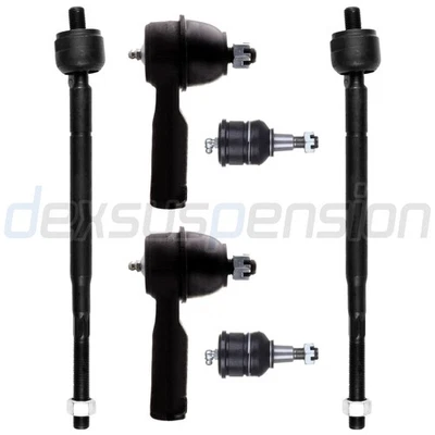6x For 1999-2001 Honda Odyssey Ball Joint Inner Outer Tie Rod End Suspension Kit - Image 1 of 4