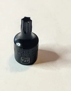 IIT  Laser Etched Tamper Proof Torx Star Bit Socket T27 x 1/4" -Free USA Ship - Picture 1 of 3