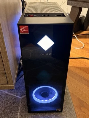 HP Omen 30L GT13-0014 Gaming PC AMD Ryzen 5 3600 8GB 1TB + 256GB SSD GTX 1660 - Image 1 of 4