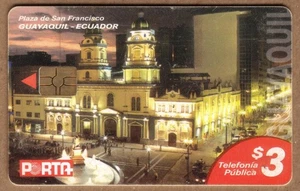 $3 Plaza de San Francisco Guayaquil (Bellsouth Chip Card) USED Phone Card - Picture 1 of 2