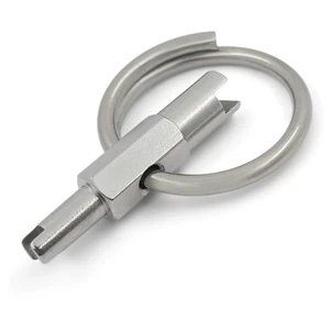 Pocket Valve Core Removal Tool Keychain - Stainless Steel - Standard - Picture 1 of 4