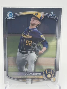 2025 Bowman Chrome - Josh Knoth #BCP-136 - 1st Bowman - Bild 1 von 2