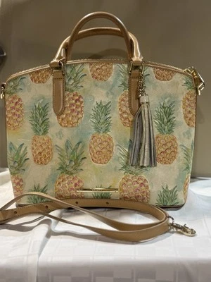 Cartera Brahmin Duxbury Multi Pompano Cuero Piña ----NUEVA CON ETIQUETAS Foto 1 de 4