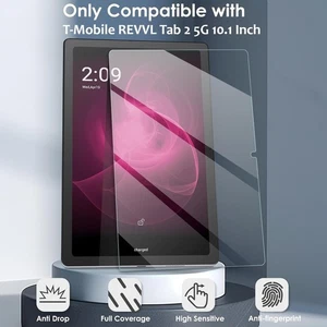 Displayschutzfolie Hartglas Schutzfolie für T-Mobile REVVL Tab 2 (2025) - Bild 1 von 8