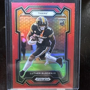 2024 Panini Prizm Draft Picks Luther Burden Red Prizm /299 #198 Missouri Tigers - Bild 1 von 4