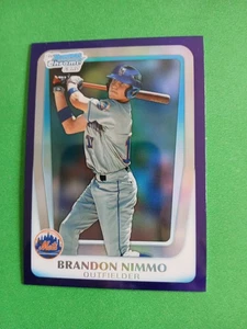 BRANDON NIMMO - 2011 Bowman Draft Purple Refractor RC - Picture 1 of 2
