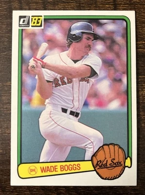1983 Donruss #586 WADE BOGGS RC Rookie! RED SOX EX-EXNRMT *Shoebox Cards* - Image 1 of 2