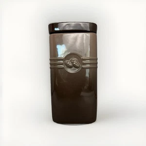 Le Creuset 2 Qt Coffee Canister Truffle Ombré Stoneware Jar Storage RARE - Picture 1 of 8