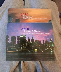 2010 P&D Uncirculated Set 30 Coins MINT ERROR STRUCK THRU WIRE ROOSEVELT DIME  - Picture 1 of 24