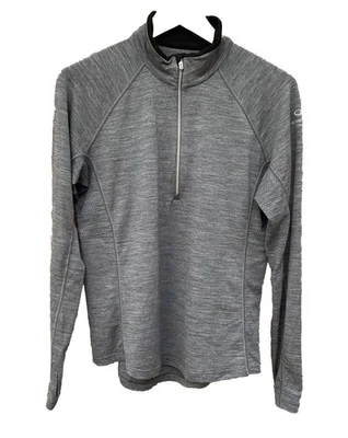 Icebreaker Women's BodyfitZONE Long Sleeve Half Zip Merino Wool Top Large - Image 1 of 4