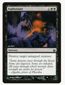 Asphyxiate #60 Born of the Gods (BNG) Sorcery Magic Card in a Protective Sleeve - Picture 1 of 4