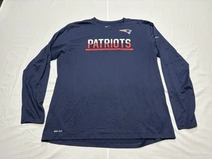 Camisa de manga larga Nike Dri Fit de los New England Patriots NFL talla 2XL - Imagen 1 de 6
