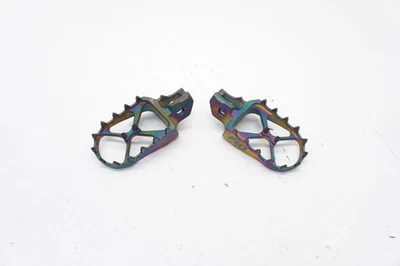 KTM 125-450 Flo Motorsports Footpegs Foot Pegs Peg Set MC SXF SX EX FC 16-22 T1 - Image 1 of 4