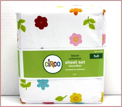 Juego de Sábanas Florales Circo BLOOM - 13" Profundo Microfibra - Flores Brillantes COMPLETO ❤️NUEVO❤️ Foto 1 de 4