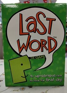 LAST WORD THE BOARD GAME - AGES 8 & UP - 2-8 PLAYERS