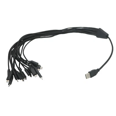 USB 2.0 A Male to Multi Micro USB Male 16 in 1 Splitter Charging Cable Android - Image 1 of 4