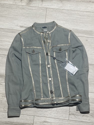 Giacca denim Alexander McQueen nuova con etichetta donna taglia S