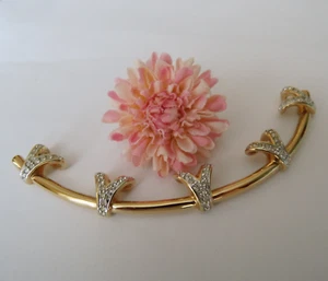 Pierre Lang schöner Steckanhänger  ca.  11,5 cm gut erhalten Steine klar - Bild 1 von 2