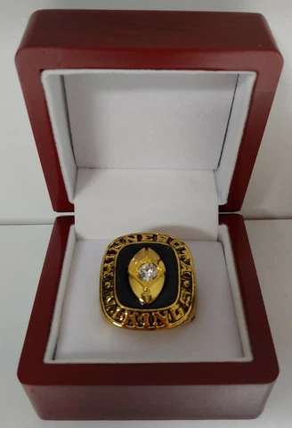 Joe Kapp - 1969 Minnesota Vikings NFC Championship Super Bowl Ring W Display Box Cover