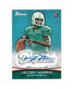 2012 Bowman - Rookie Autograph #139 - Jacory Harris - Miami Dolphins - Picture 1 of 2