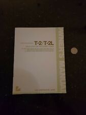 Luxman T2/T2L Tuner Owner Manual