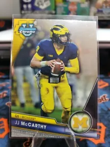 J J McCarthy 2023 Bowman Chrome U - 1 Wolverines - Bild 1 von 7