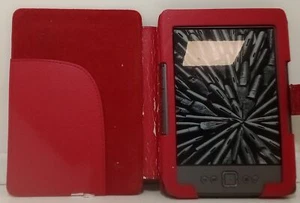 Amazon Kindle 4th Gen Model D01100 Grey Red - Picture 1 of 5