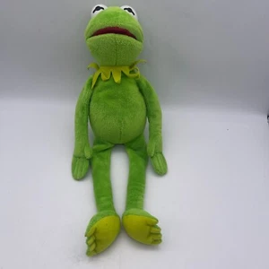 TY Disney Muppets Kermit The Frog Plush Super Soft Terry Cloth Beanie 15" T26 - Picture 1 of 5