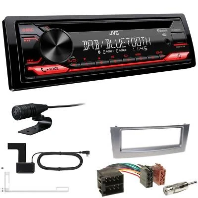 JVC KD-DB622BT DAB inkl Antenne Bluetooth Set für Fiat Grande Punto 2005-2010 - Bild 1 von 4