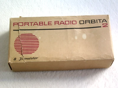 ALT Originalverpackung BOX DDR/UdSSR SU Transistorradio-ORBITA 2 feste Papierbox - Bild 1 von 4