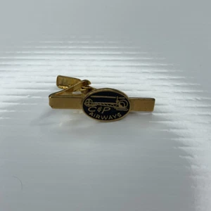 F Lot Bulk Vintage Retro 50er 60er Verrückte Männer Krawattenschließe Bar C&P C und P Airways Gold - Bild 1 von 5