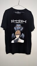 Death Note Anime Graphic T-Shirt Size Large Black Short Sleeve. Good Condition 