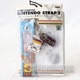Nintendo Famicom Miniature Figure Strap Super Mario Bros. Ver. JAPAN GAME NES 3