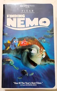 Finding Nemo VHS Clamshell Case Walt Disney Pixar Animation Film VG Condition - Picture 1 of 7