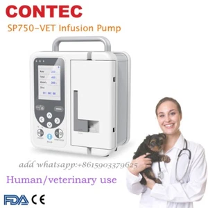 CONTEC 3.5'' TFT-LCD,Bomba de infusión volumétrica digital con alarma,Envío EE. UU.,Fedex - Imagen 1 de 11