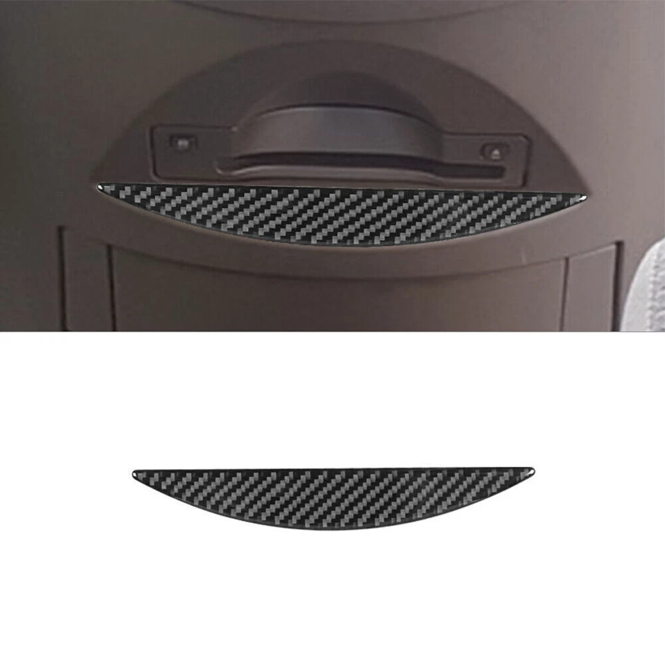 Cubierta de placa frontal para reproductor de CD interior de fibra de carbono para Nissan Quest 2004-2006 Foto 1 de 4