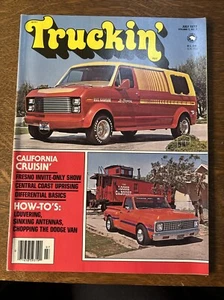 Vintage Truckin Magazine Jul 1977 Van Dodge Chevy Toyota Truck Ford Step Side - Picture 1 of 10
