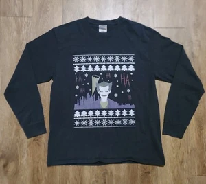 The Joker Winter Shirt Men's Large Cotton LS Crew Neck Batman Port & Company - Picture 1 of 16
