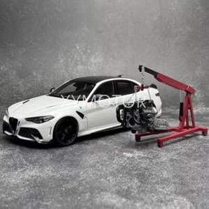 Motorhelix 1/18 Alfa Romeo Giulia GTA Diecast Modelo Coche Blanco/Rojo Expositor Regalos - Imagen 1 de 28